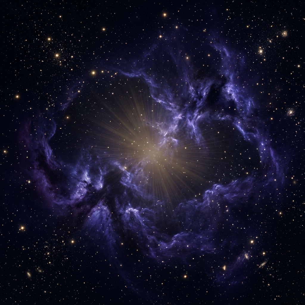 Cosmic energy representing how spiritual healing works